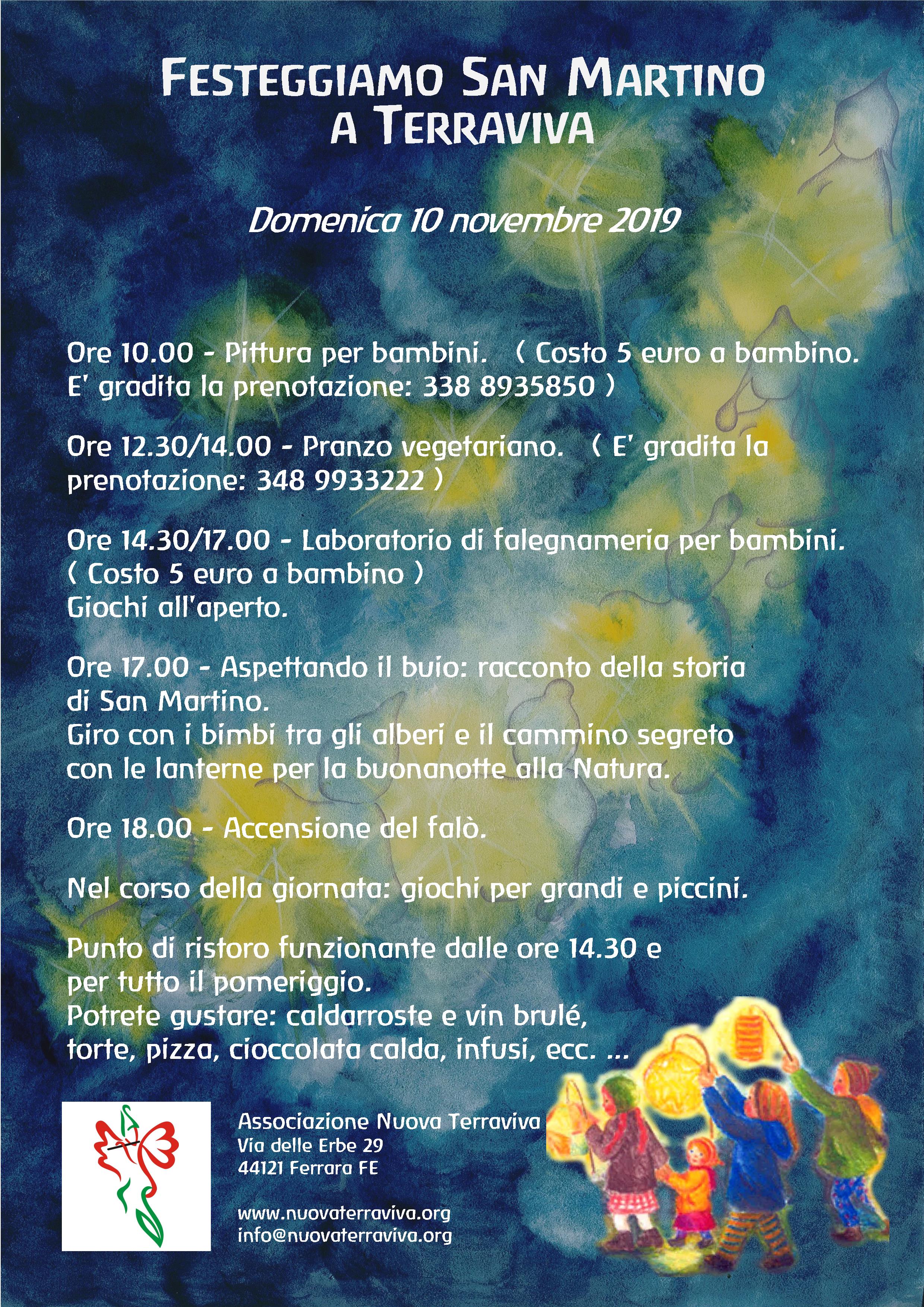 Festa di San Martino @ Associazione Nuova Terraviva | Ferrara | Emilia-Romagna | Italia