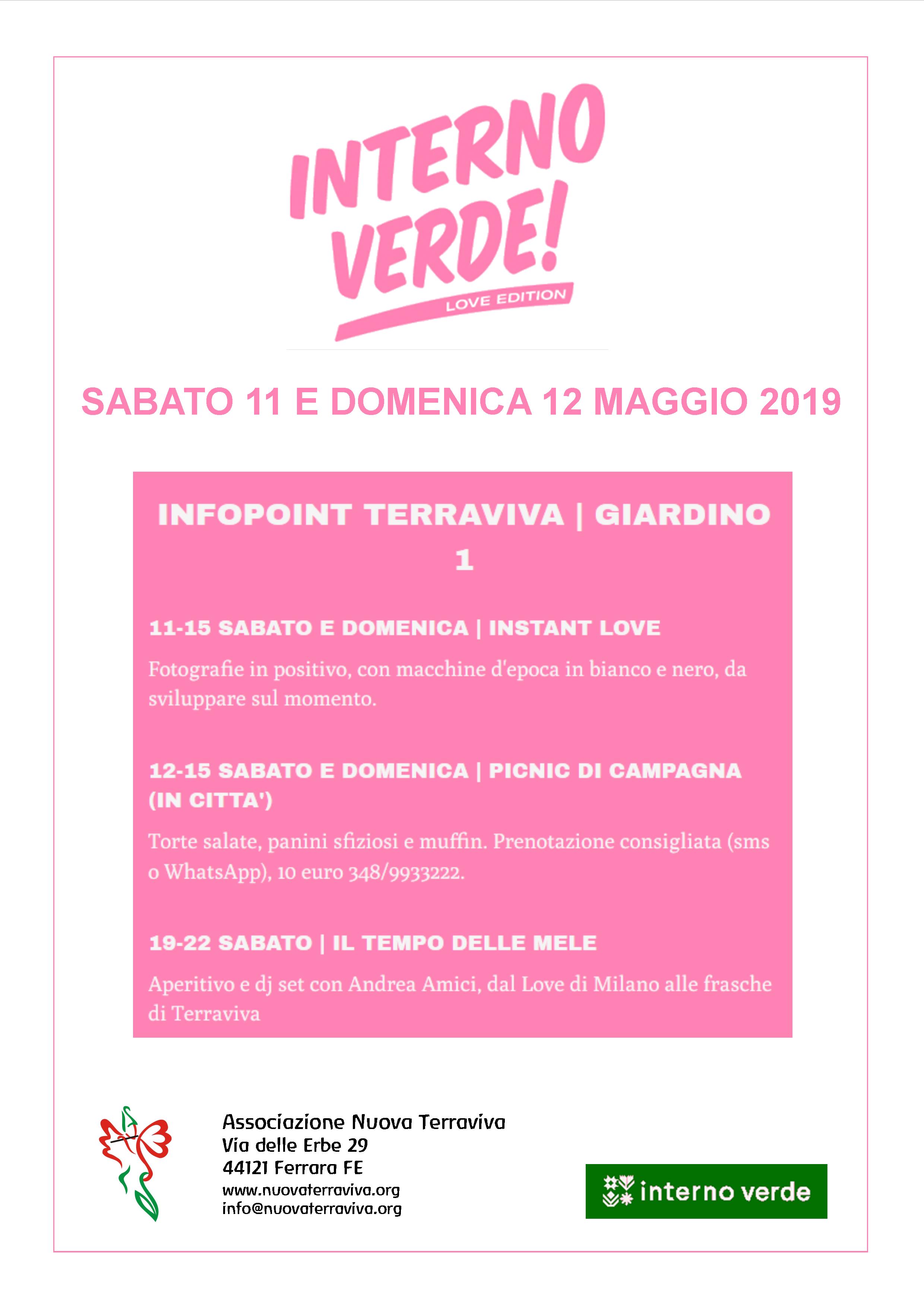 Interno Verde @ Associazione Nuova Terraviva | Ferrara | Emilia-Romagna | Italia