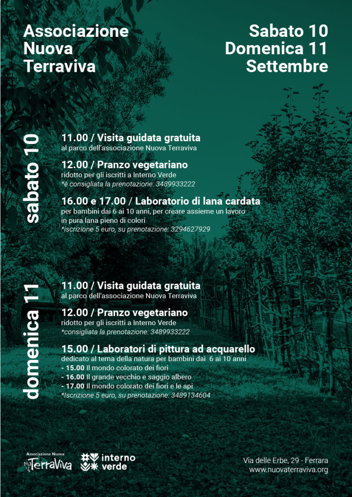 Interno Verde @ NUOVA TERRAVIVA @ Associazione Nuova Terraviva | Ferrara | Emilia-Romagna | Italia